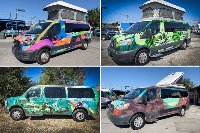 escape campervans auction