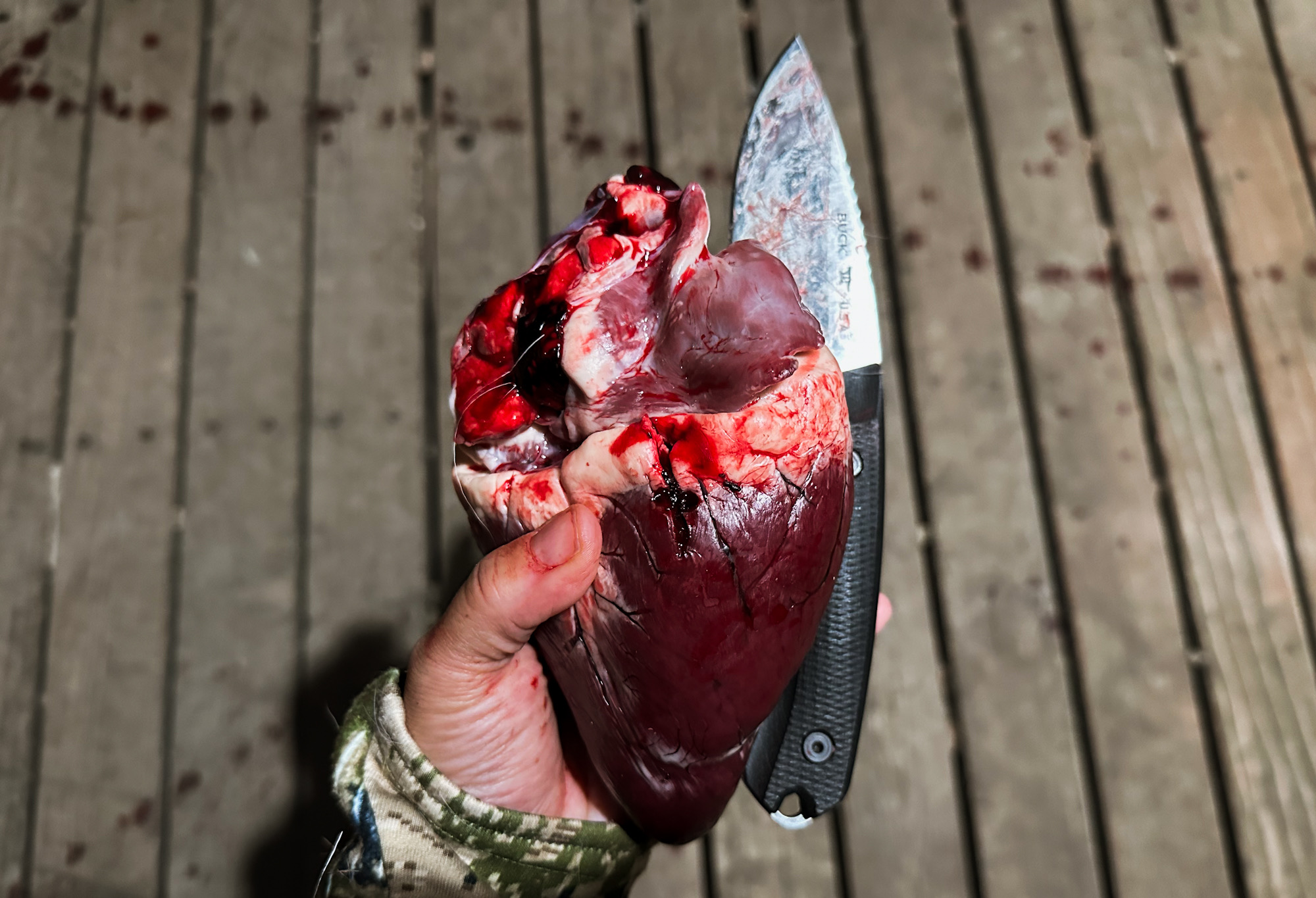 Buck Knife and Heart