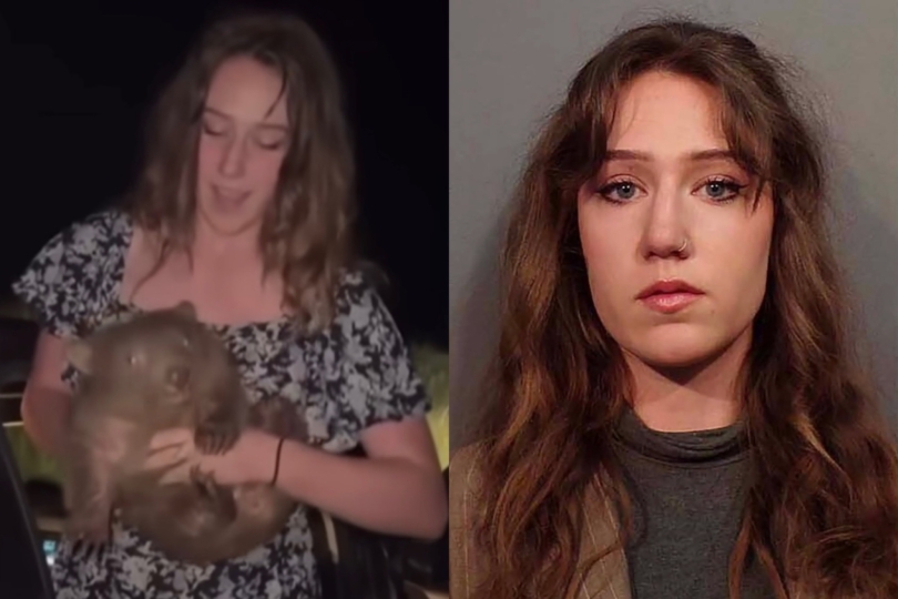 Wombat Influencer; Samantha Strable Mugshot