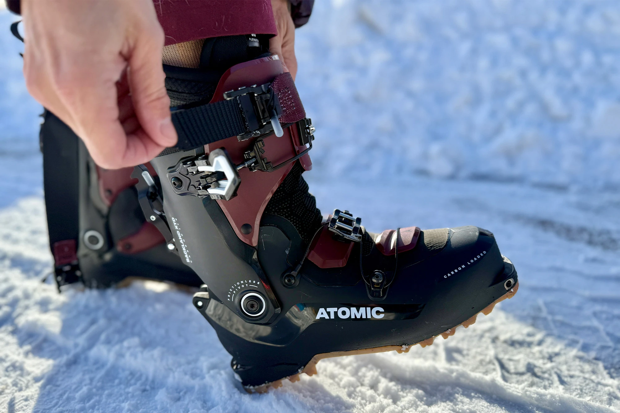 Atomic Backland XTD Carbon Ski Boot Review | GearJunkie Tested
