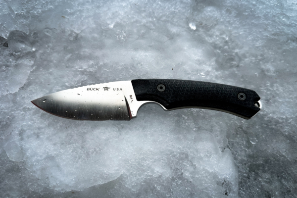 Buck Alpha Hunter Elite in snow/ice