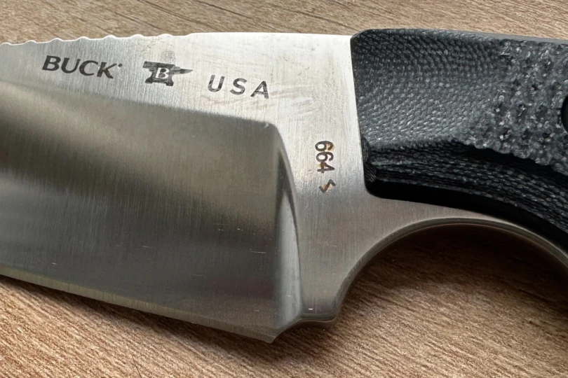 Rust starting on blade