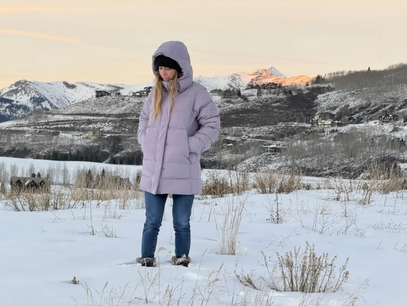 Testing the Columbia Amaze Puff Mid Hooded Jacket
