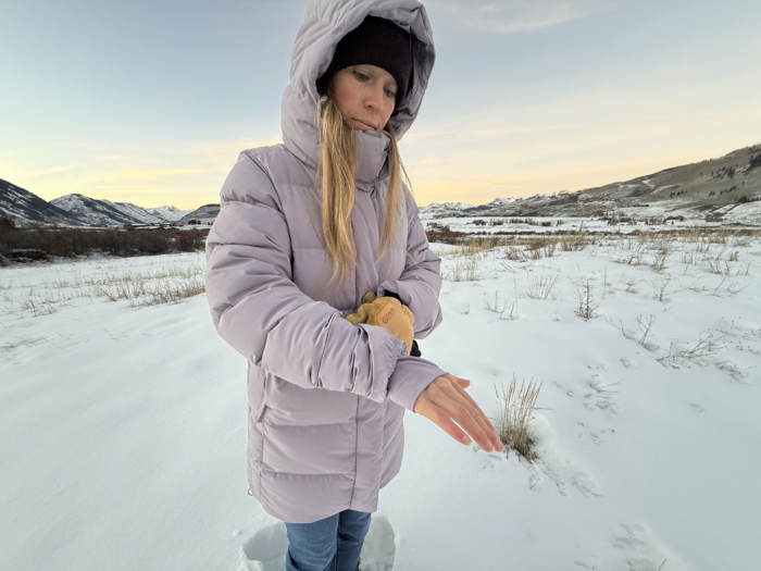 Testing the Columbia Amaze Puff Mid Hooded Jacket