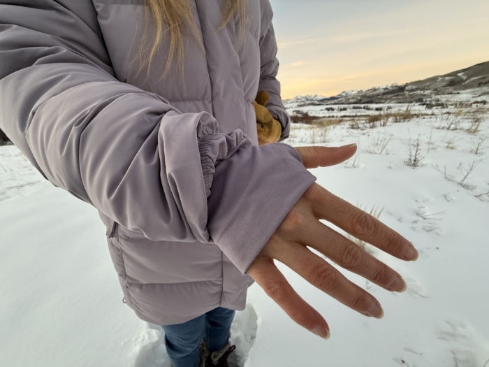 Testing the Columbia Amaze Puff Mid Hooded Jacket