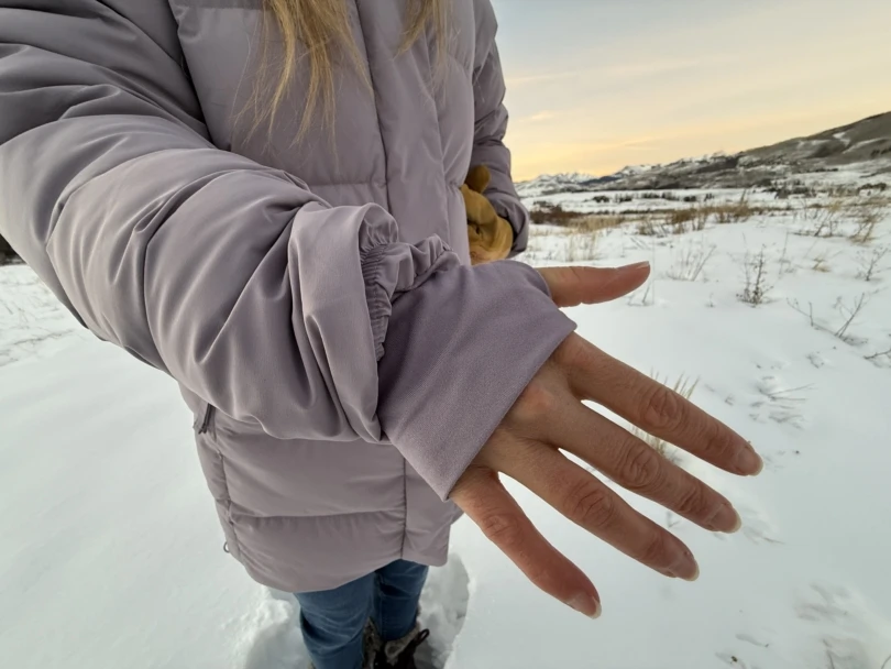 Testing the Columbia Amaze Puff Mid Hooded Jacket