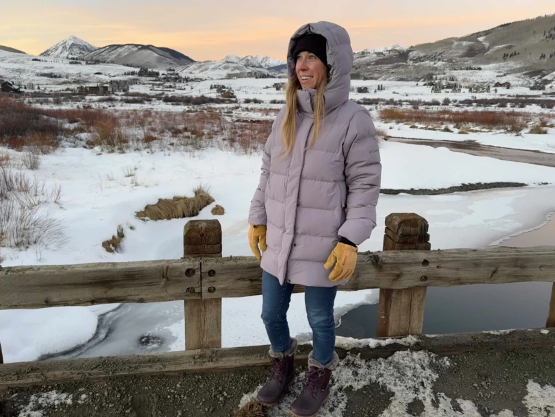 Testing the Columbia Amaze Puff Mid Hooded Jacket