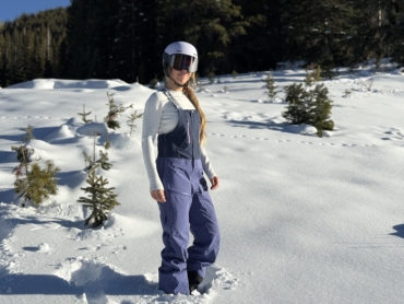 Morgan Tilton testing the Stio Objective Pro for women; photo/Dane Tudor