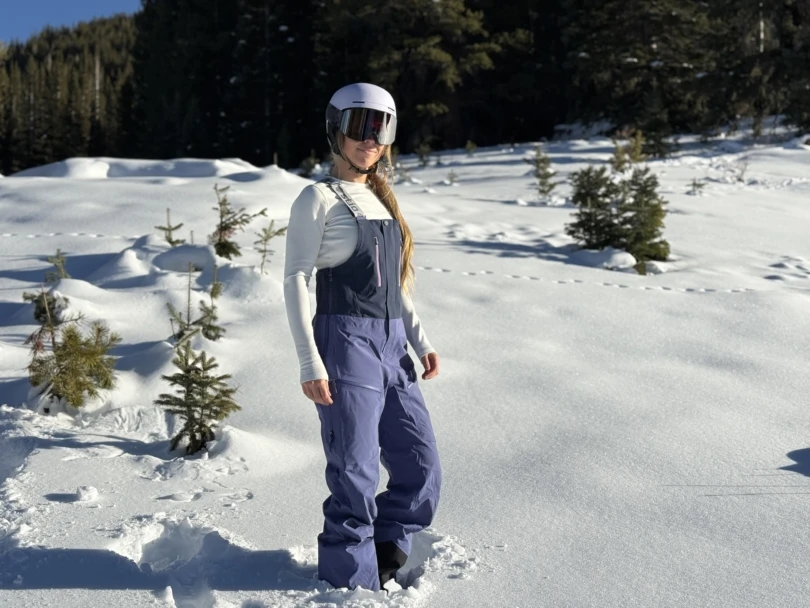 Morgan Tilton testing the Stio Objective Pro for women; photo/Dane Tudor