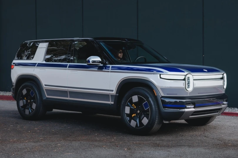 Rivian R2 with Lidar sensors