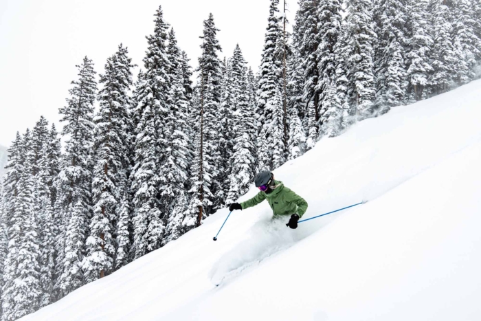 Skier at Vail Mountain