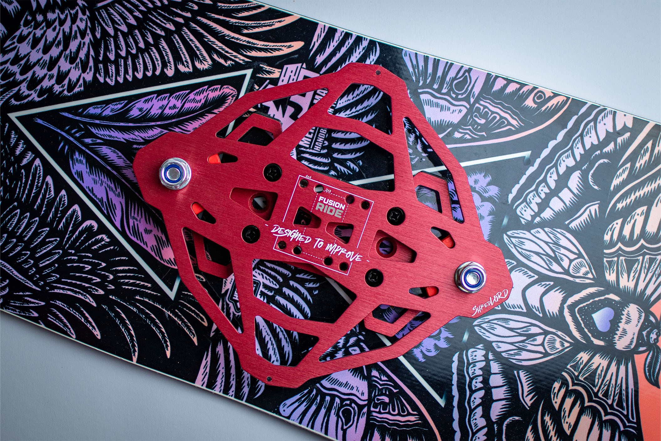 FusionRide Labs ShredLORD full suspension snowboard shocks