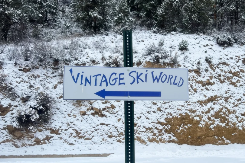 Vintage ski world history museum