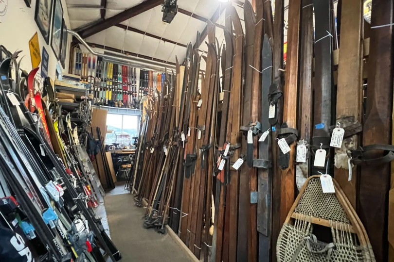 Vintage ski world history museum