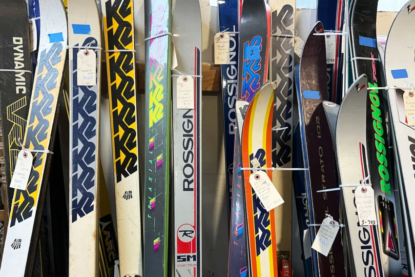 Vintage ski world history museum