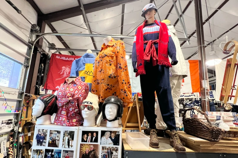 Vintage ski world history museum