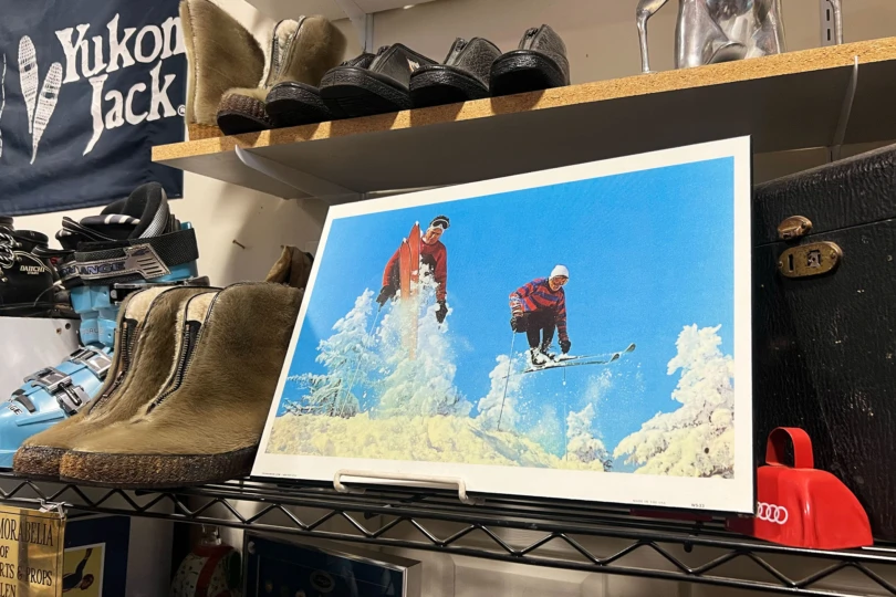 Vintage ski world history museum