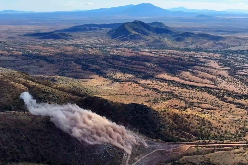Video: Border Wall Construction Blasts Through National Memorial