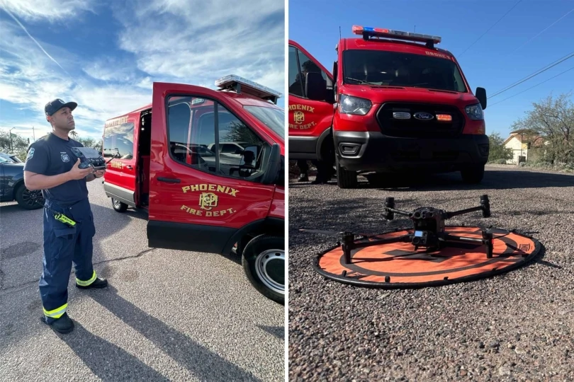 phoenix fire dept drone