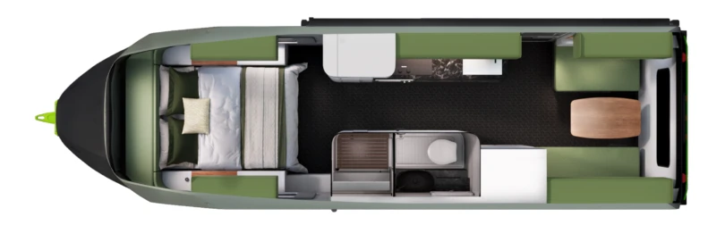 Evotrex electric travel trailer