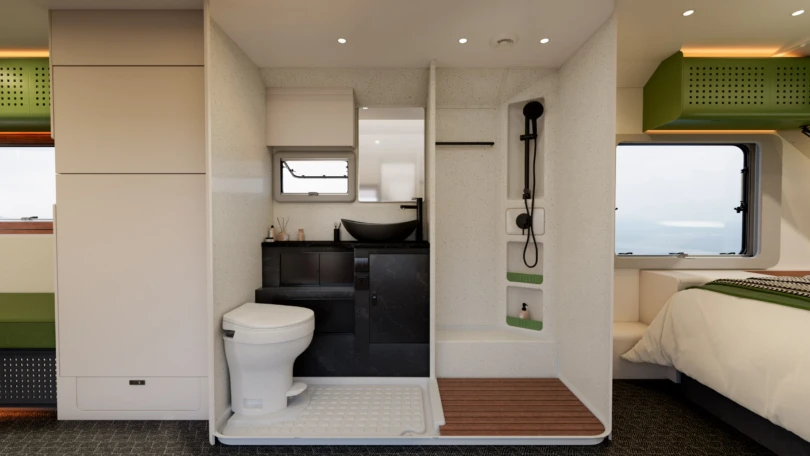 Evotrex electric travel trailer