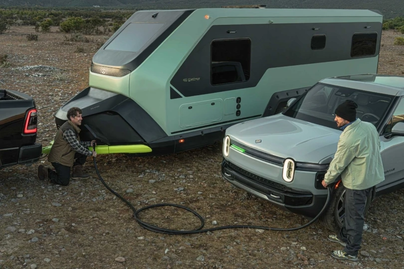 Evotrex electric travel trailer