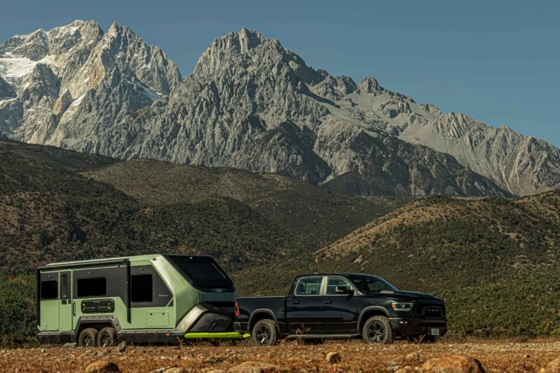 Evotrex electric travel trailer