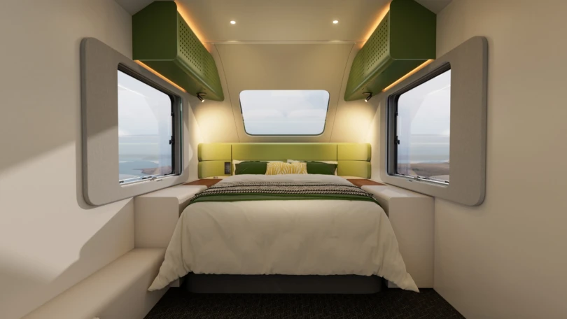 Evotrex electric travel trailer