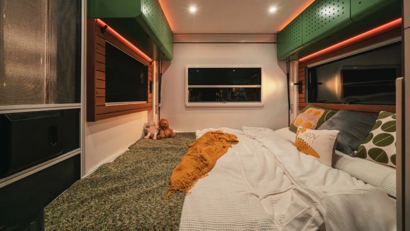 Evotrex electric travel trailer