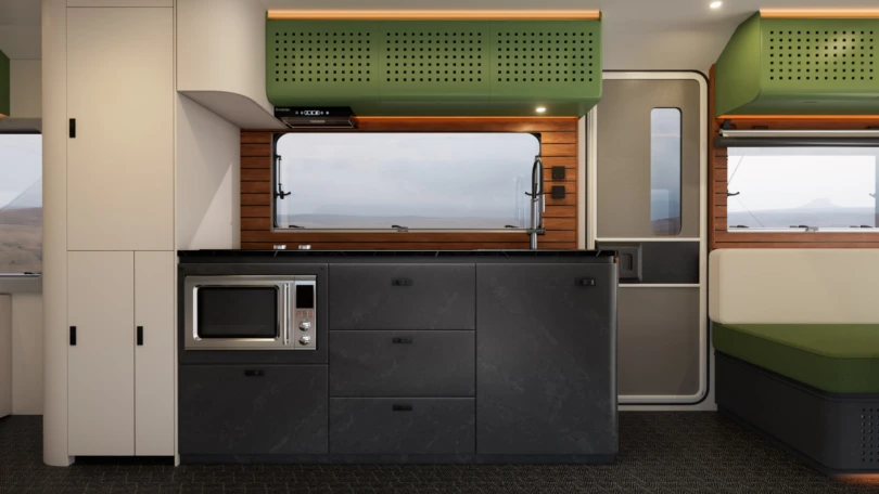 Evotrex electric travel trailer