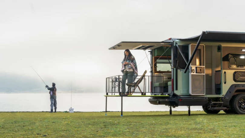 Evotrex electric travel trailer