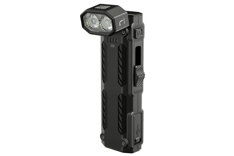 The Nitecore EDC09, a rotating head flashlight that stood out at SHOT show 2026.