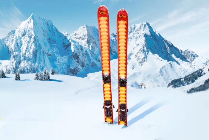 french fry skis fischer collab