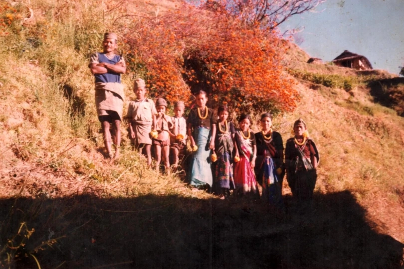 hari budha magar family nepal