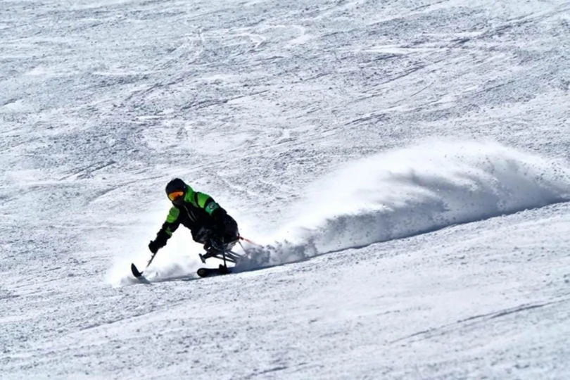 hari budha magar skiing