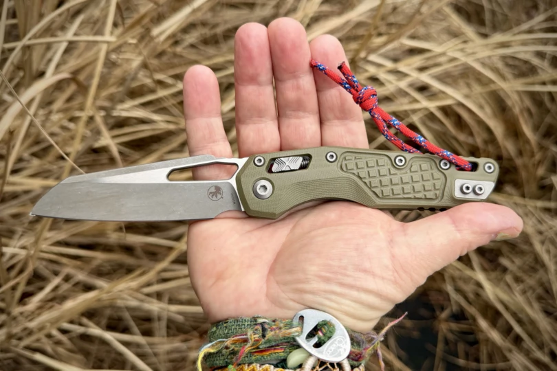 microtech msi in the hand