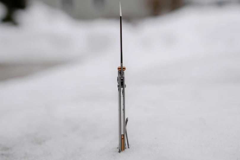 vosteed parallel standing in snow