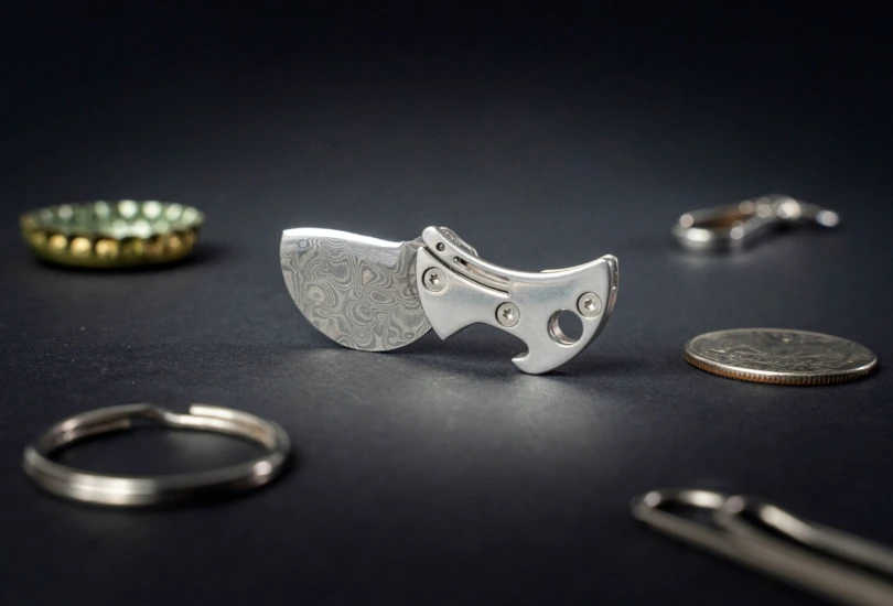 COiN tiny knife next to other items