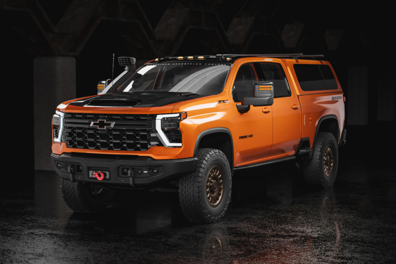 AEV Tangier Orange Chevrolet Silverado HD ZR2 Bison