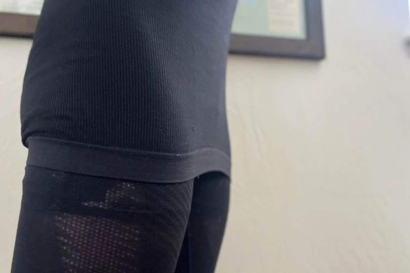 UYN base layers being worn by skier.