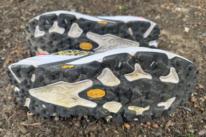 Hoka Speedgoat 7 Trail Running Shoes close up of the traction
