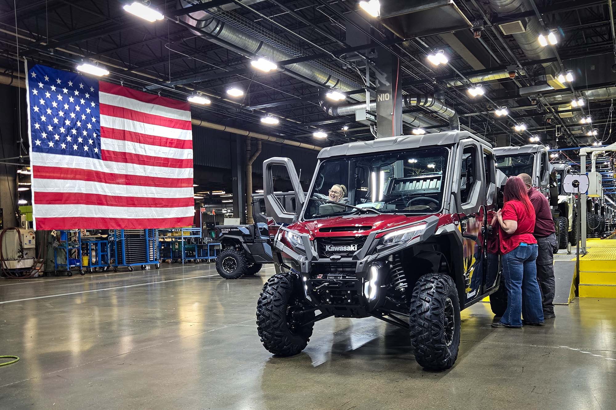 Kawasaki US Manufacturing Is Much More Than Powersports: Plant Tour With Stone Cold Steve Austin