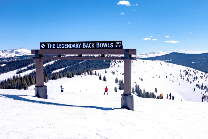 back bowls of Vail