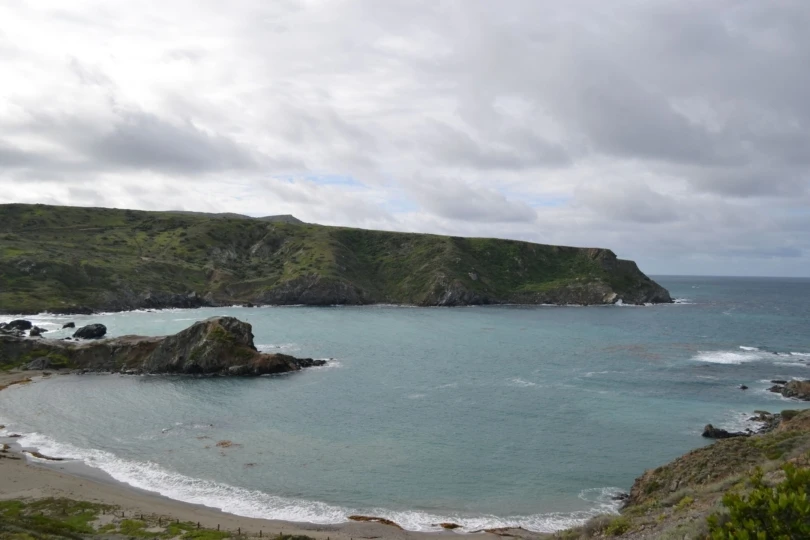 view of beach and ocean