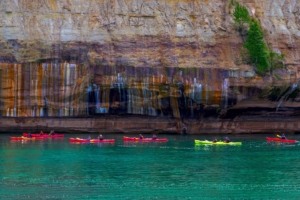 Pictured,Rocks,National,Lakeshore,Park,In,Michigan's,Upper,Peninsula