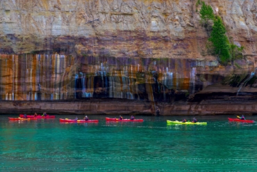 Pictured,Rocks,National,Lakeshore,Park,In,Michigan's,Upper,Peninsula