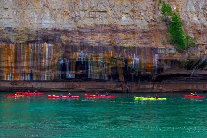 Pictured,Rocks,National,Lakeshore,Park,In,Michigan's,Upper,Peninsula