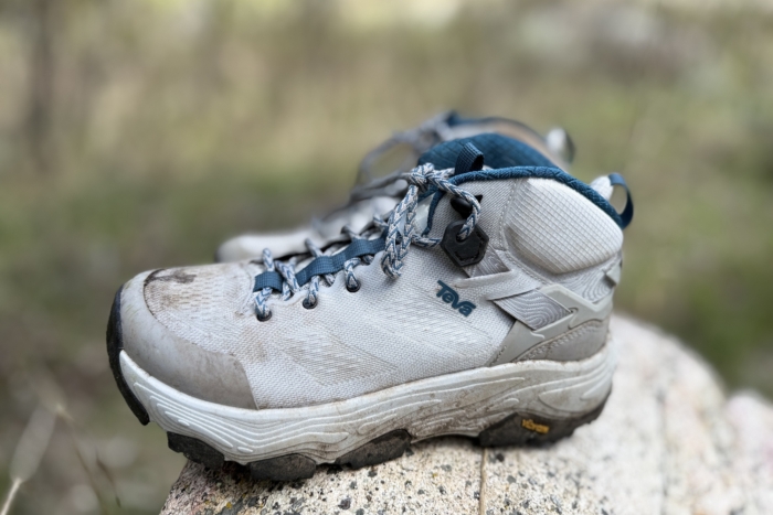 Teva Grandview Max Vent on a rock