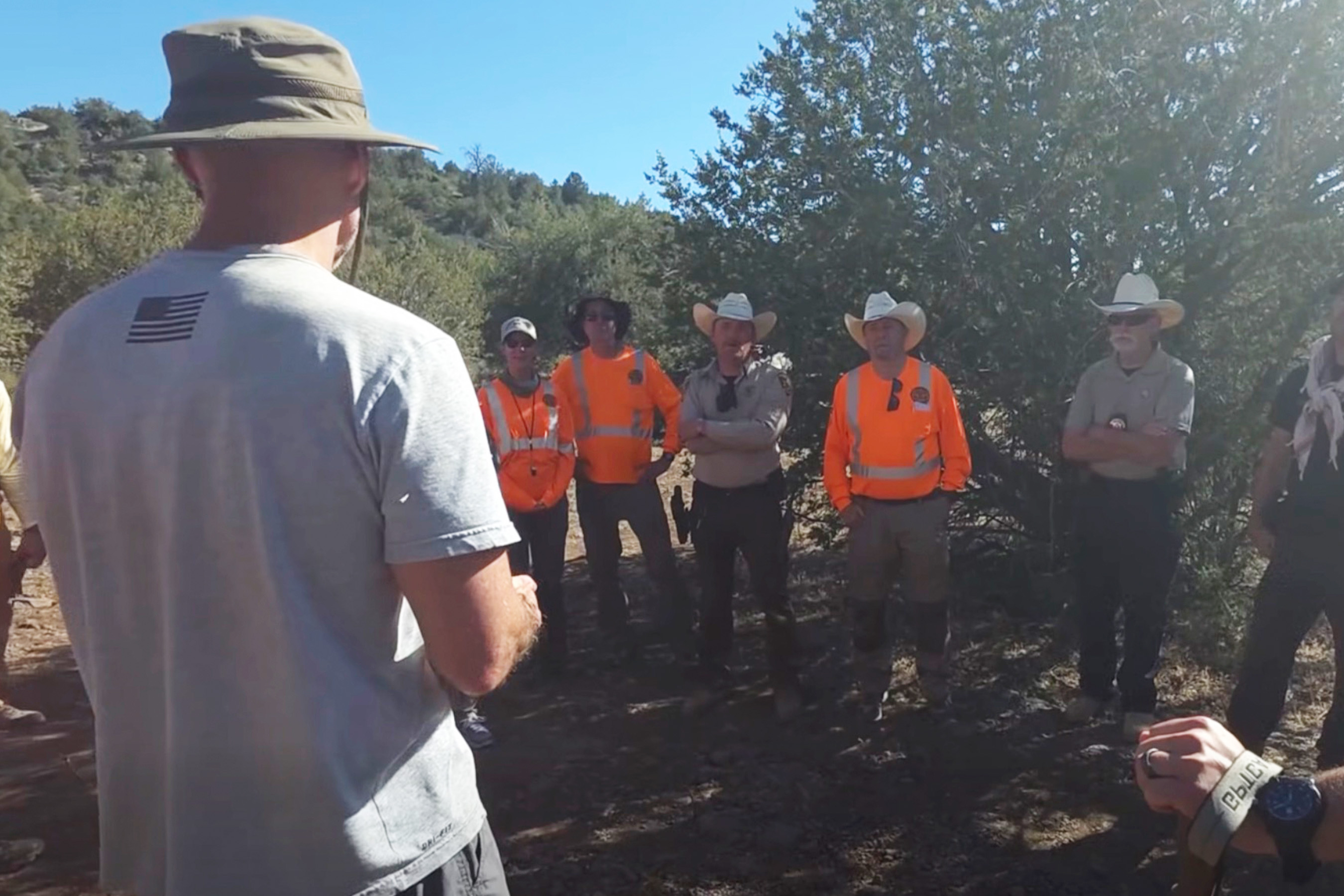 Mark Young's son talked with rescuers