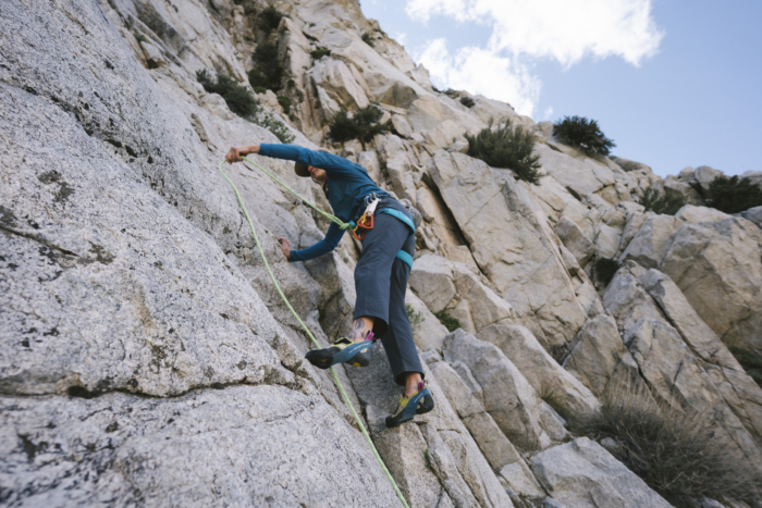 Sterling VR9 Climbing Rope being tested